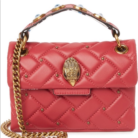 Kurt Geiger Bags Mini Kensington Red Leather Evil Eye Studded Nwt Poshmark